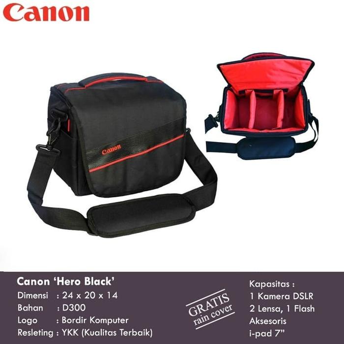 Tas Kamera Dslr Canon Eos 1100D 1200D 1300D 60D 600D 700D Free