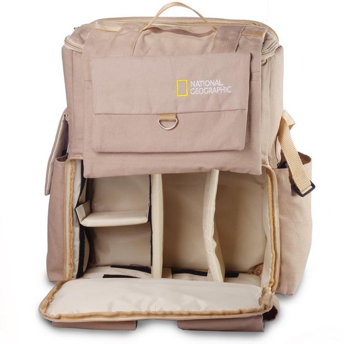 Tas Kamera Ransel Dslr Krem Spec
