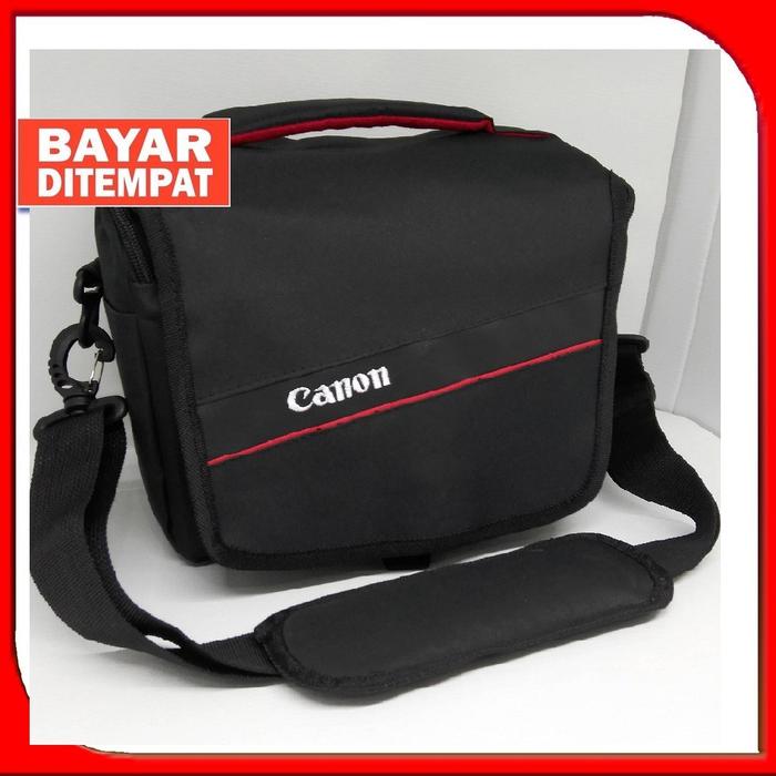Gratis Ongkir - Tas Kamera Dslr Mirrorless Canon 4000D Selempang Kotak