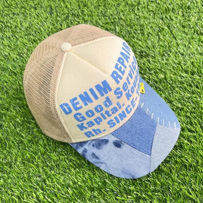 Puff Print KAPITAL Baseball Cap Men Women Patchwork Cowboy KAPITAL