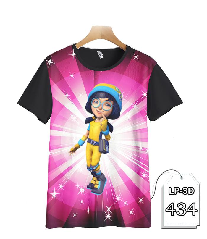 Baju Anak Boboiboy Ying Printing 3D Tshirt Kartun TV Anak LP3D-434