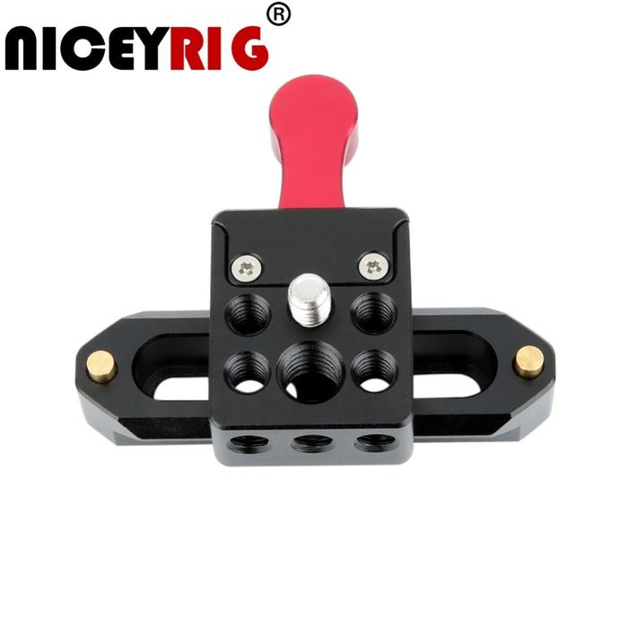 . Niceyrig Nato Clamp With Nato Rail 1/4" 3/8" Screw Holes Quick -