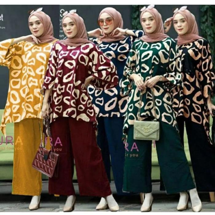Diskon Daster Arab Ashefa One Set Batwing Waka Waka Jumbo Setelan