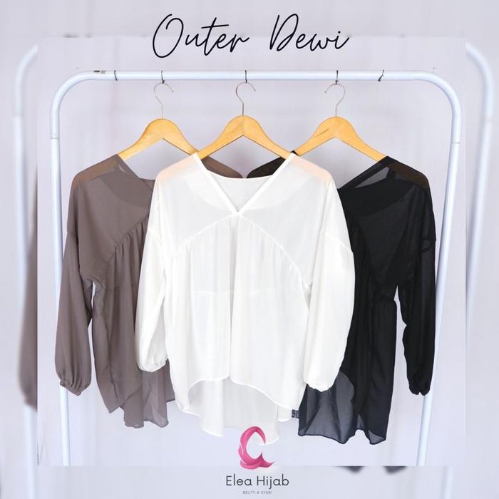 Murah Dealova blouse atasan wanita outer ceruty babydoll / blouse