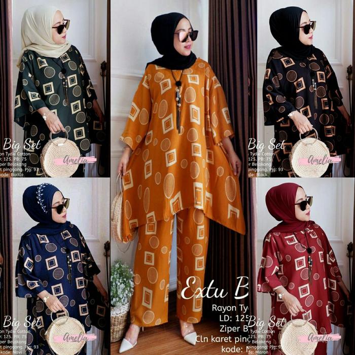 Diskon Daster Arab Extu Big || One Set Batwing Waka Waka Jumbo Setelan