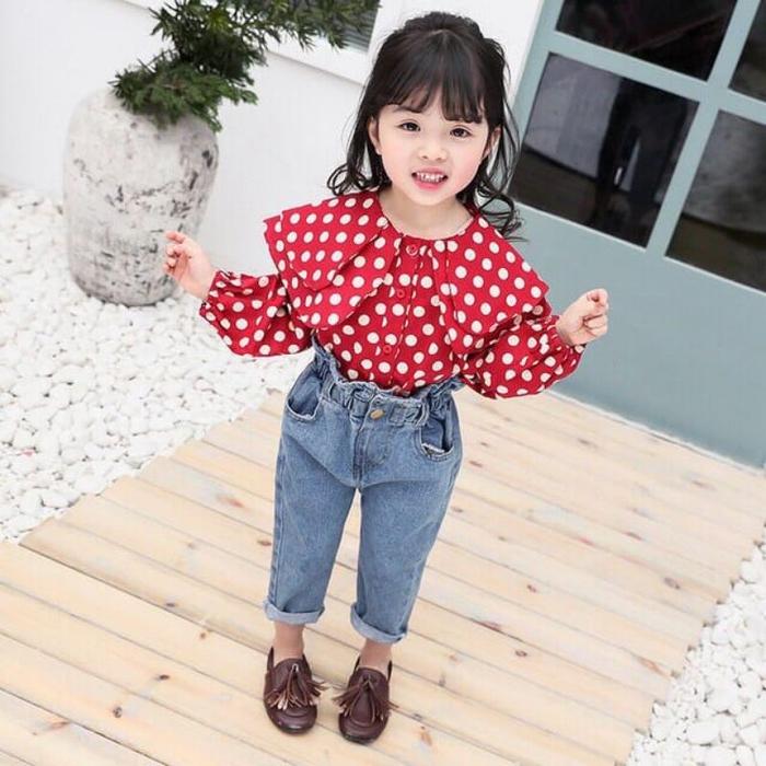 Special Moly Celana Anak JEAN$ HighWaist Perempuan / Moly Pants /