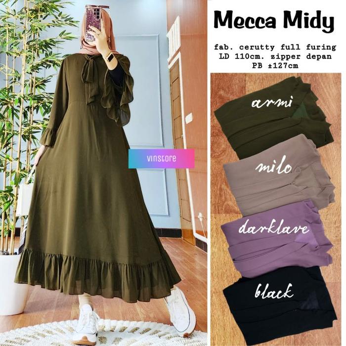 Dicari BAJU GAMIS WANITA MECCA MIDY SET ORI BY VINSTORE