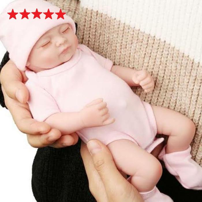 50cm Boneka Bayi Silicone Vynil Bayi Mirip Asli Lucu Boneka Unik Doll Mainan PRAKTEK KEDOKTERAN New 