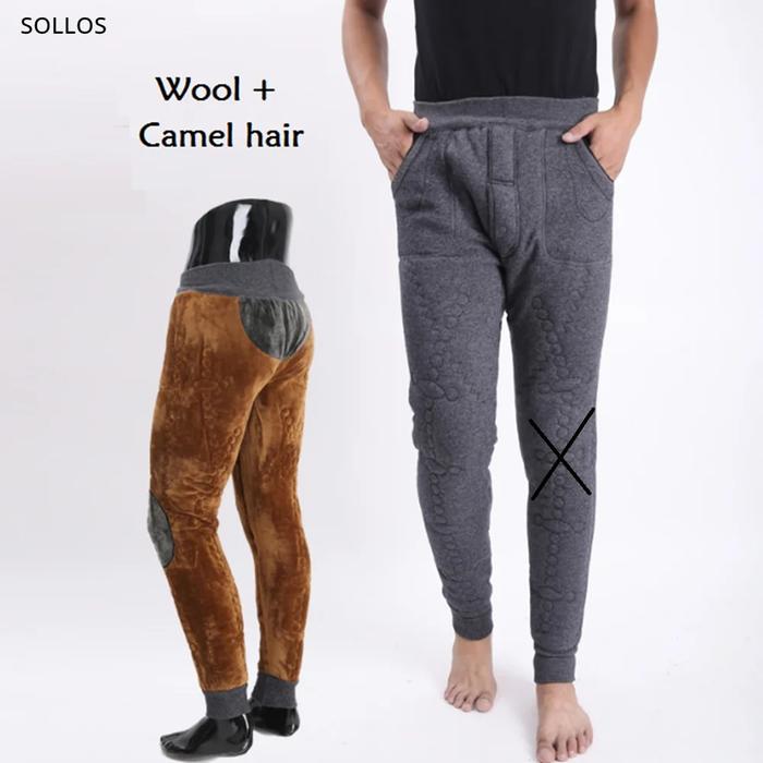 Celana Dalam Termal Bulu Domba Legging Hangat Merino Wol Bulu Domba