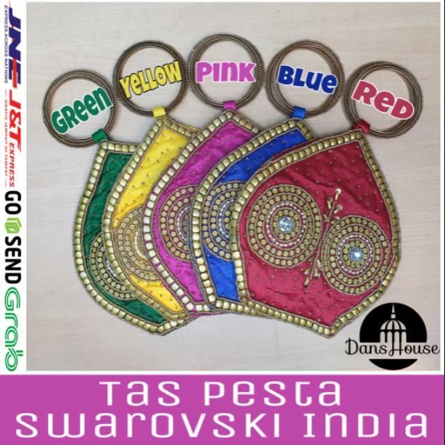 #3 Tas Pesta Swarovski India Original Handmade