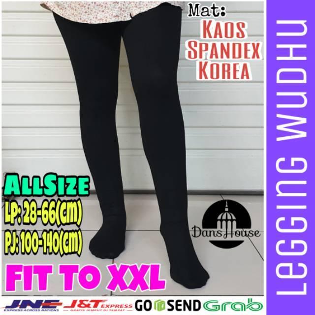 Legging Wudhu Muslimah Kaos Spandex Korea