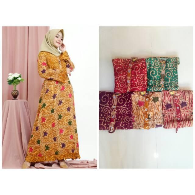 Berkualitas Gamis jumbo gamis batik dress umbrella gamis batik busui