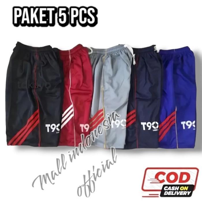 5pcs celana kolor pendek T90/kolor olahraga/ Bisa di pakai pria wanita