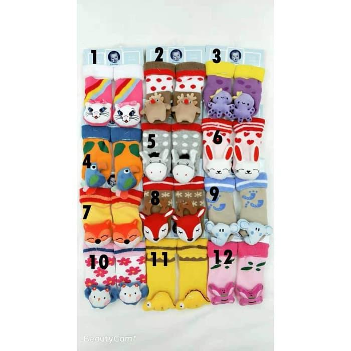 KAOS KAKI BABY RATTLE BERBER 0-12M