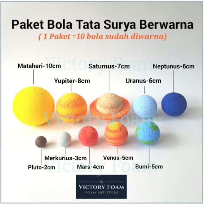 Ready stok Paket Bola Tata Surya Berwarna