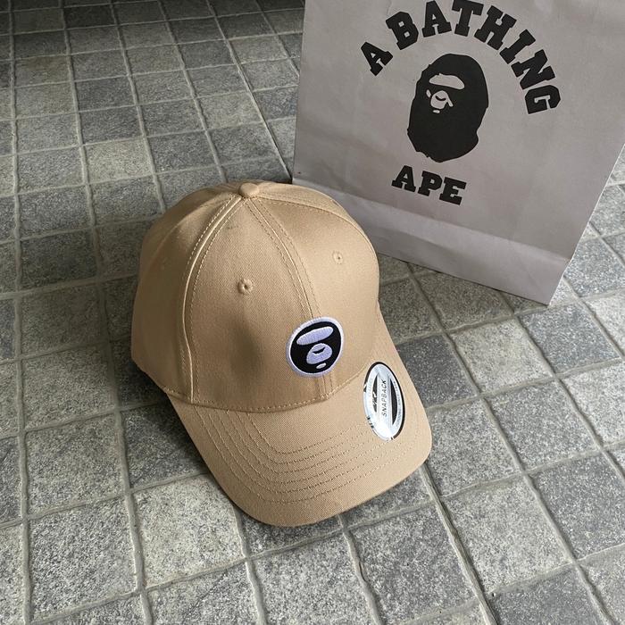 TOPI BASEBALL AAPE BASIC ORIGINAL CREAM CAPS