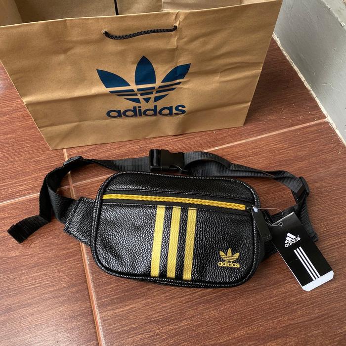 Tas Pinggang Pria / Tas Waistbag Adidas Original / Tas Adidas Gold