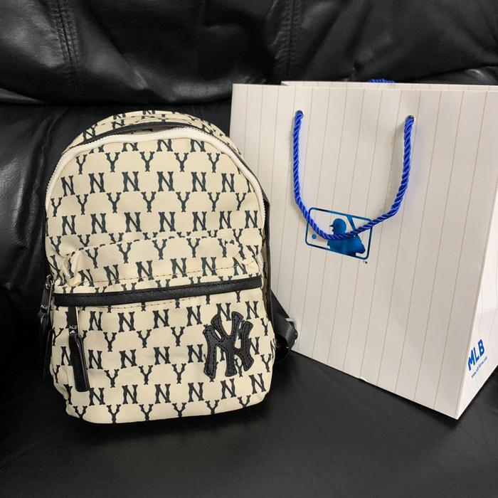 TAS RANSEL NEW ERA MONOGRAM ORIGINAL CREAM / TAS RANSEL NEW ERA