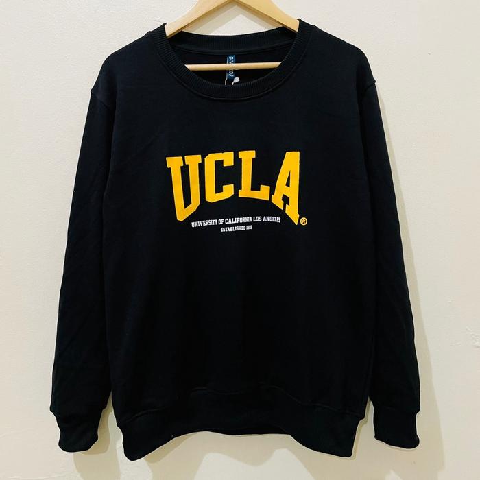 SWEATER CREWNECK H&M UCLA ORIGINAL BLACK / SWEATER CREWNECK H&M UCLA