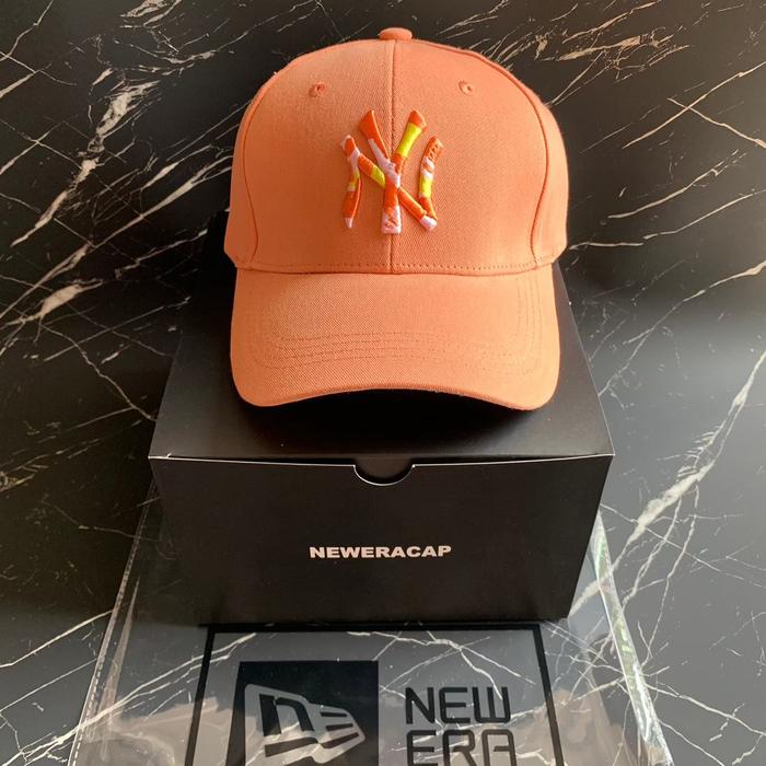 TOPI BASEBALL NY CAP CAMO LOGO ORIGINAL ORANGE