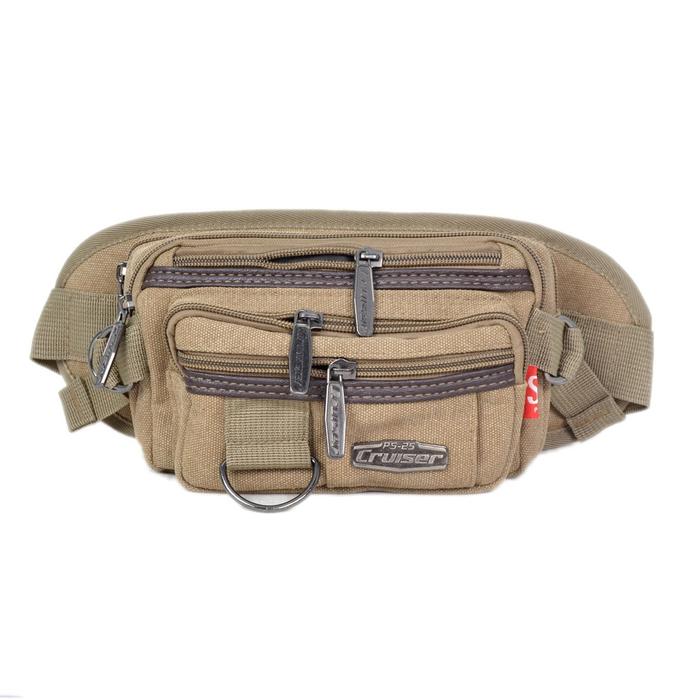 Waistbag Cruiser Kanvas Pria Import - Tas Pinggang Cruiser Pria 7601-6