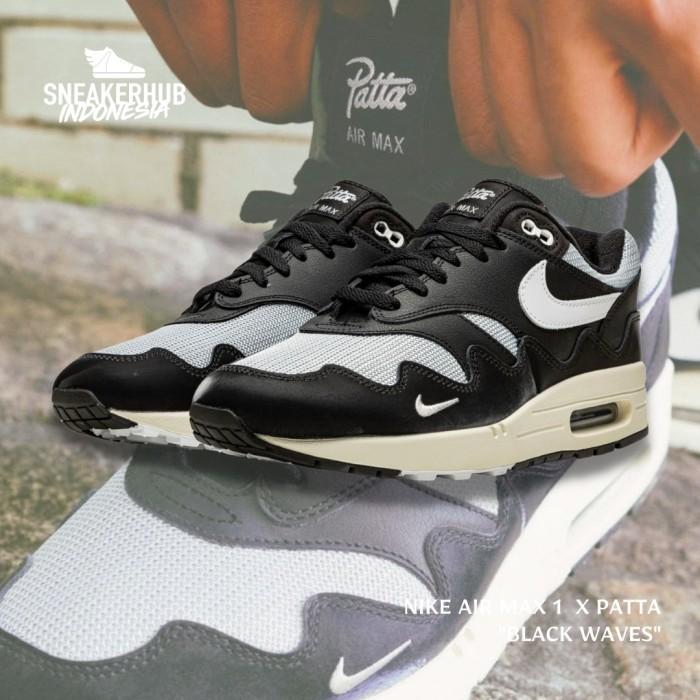 AIR MAX 1 PATTA BLACK