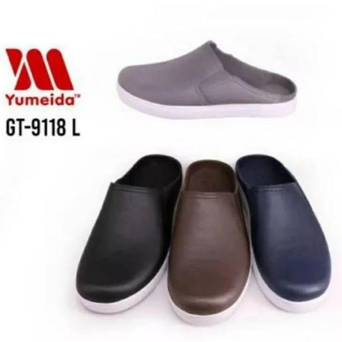 Terlaris! Sepatu Sandal Karet Pria Yumeida GT 9118 L
