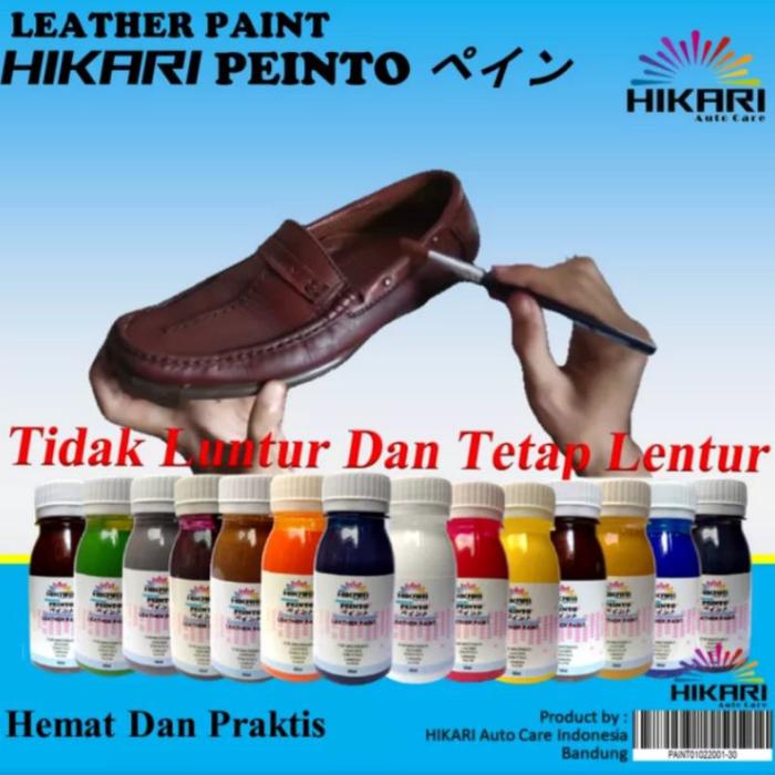 Terlaris! Cat Sepatu Permanen Pewarna sepatu Cat Tas Jok Mobil Kulit,