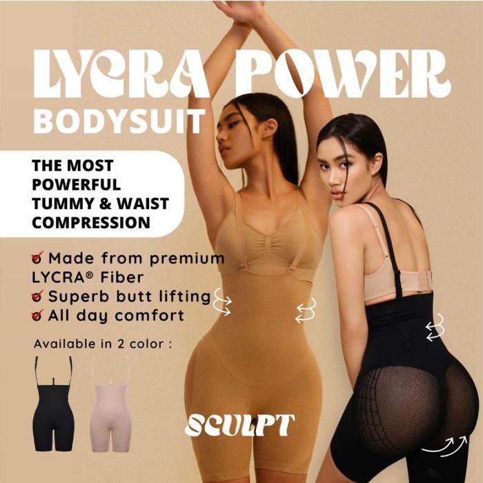 SCULPT Lycra-Power Bodysuit Shapewear Corset Seamless (Extreme