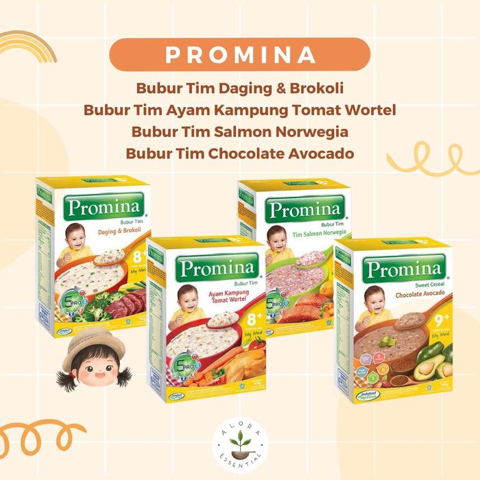 Gercep Promina Bubur Bayi - Promina Bubur Tim - MPASI Bayi - Makanan