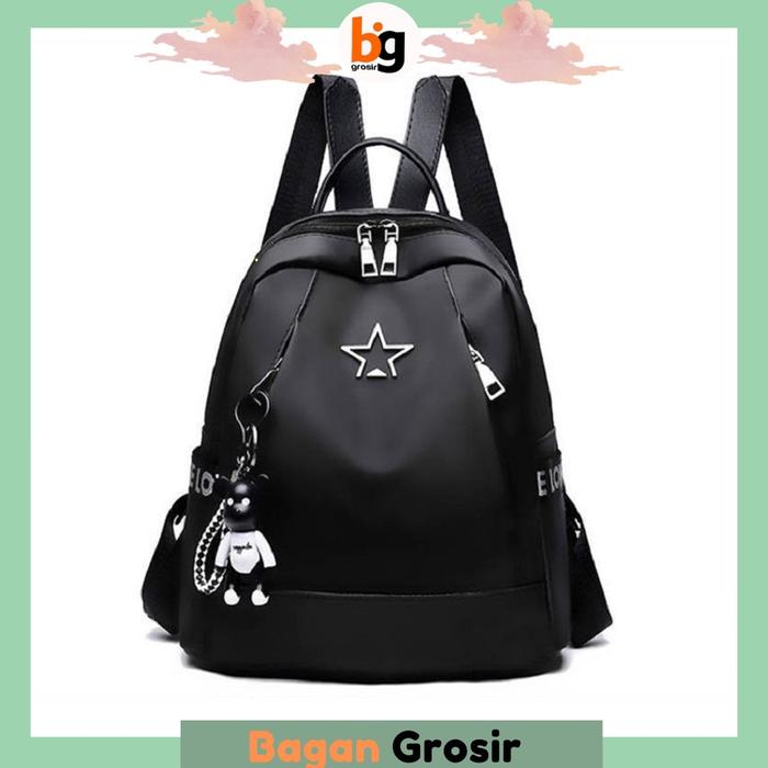 Produk BG / COD / TAS RANSEL CEWEK ABG KEKINIAN MOTIF BINTANG IMPORT