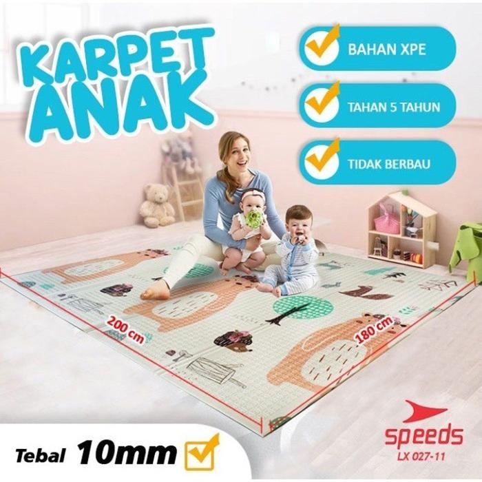 Bagus Playmat Bayi Tebal Karpet Bayi 180x200 cm