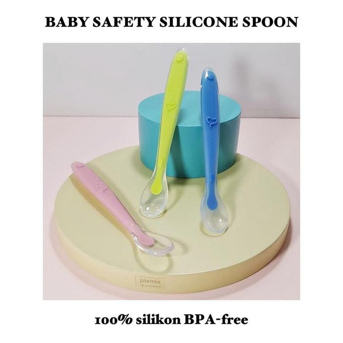 Sale Sendok silikon bayi / Sendok Bayi / Sendok makan bayi