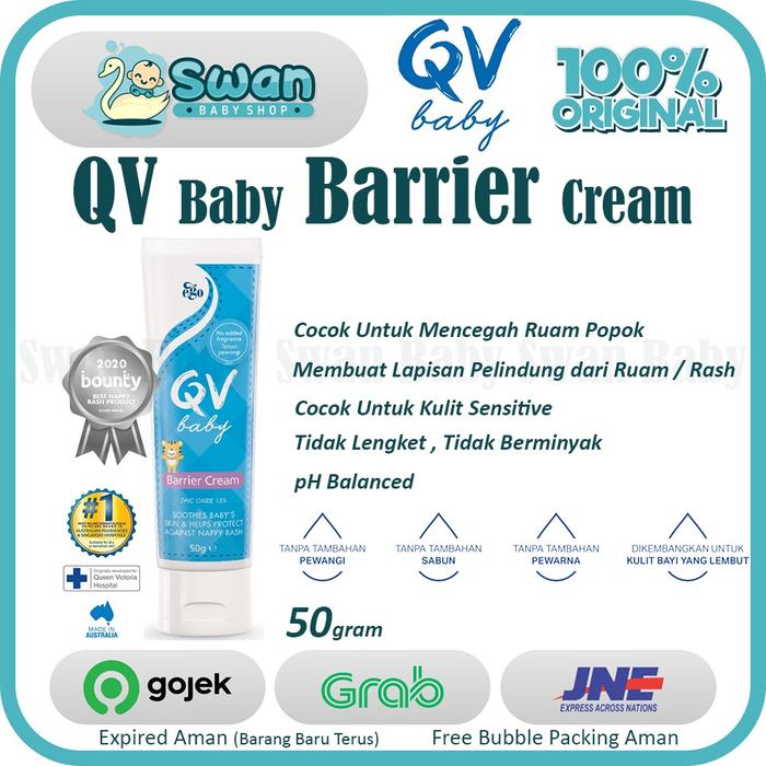 Populer QV Baby Barrier Cream / Pelindung Ruam / Cream Ruam Popok