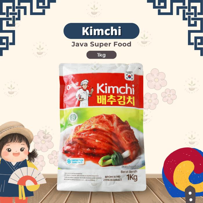 Sale Java Kimchi Sawi Fresh 1kg - Kimchi Halal Korea Java - Makanan