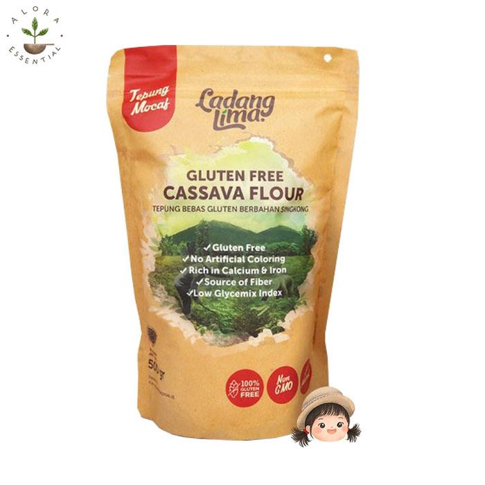 Populer Ladang Lima Tepung Singkong APF 500gr - Tepung Mocaf Mokaf