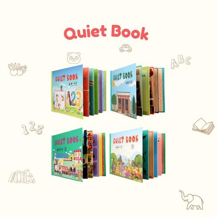Gercep BUSY BOOK Quiet Book untuk anak