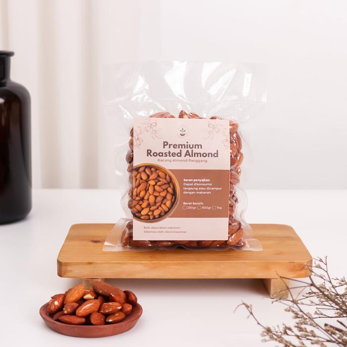 Gercep Alora Roasted Almond 250gr - Kacang Almond Panggang 250 gram