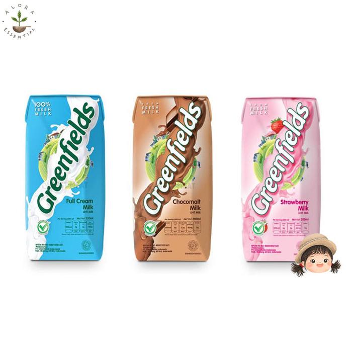 Gercep Susu Greenfields UHT 200ml