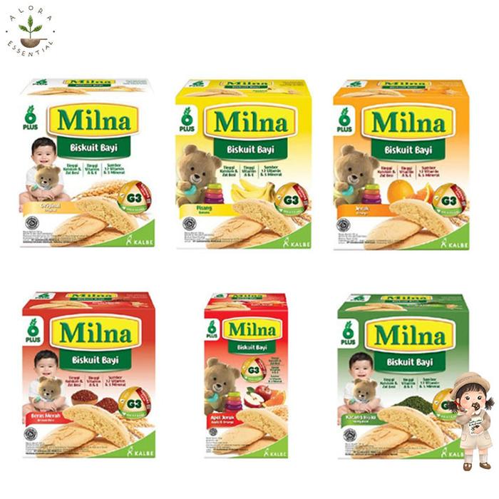Gercep Milna Biskuit Bayi 6+ 130gr - Milna Biskuit Snack Bayi