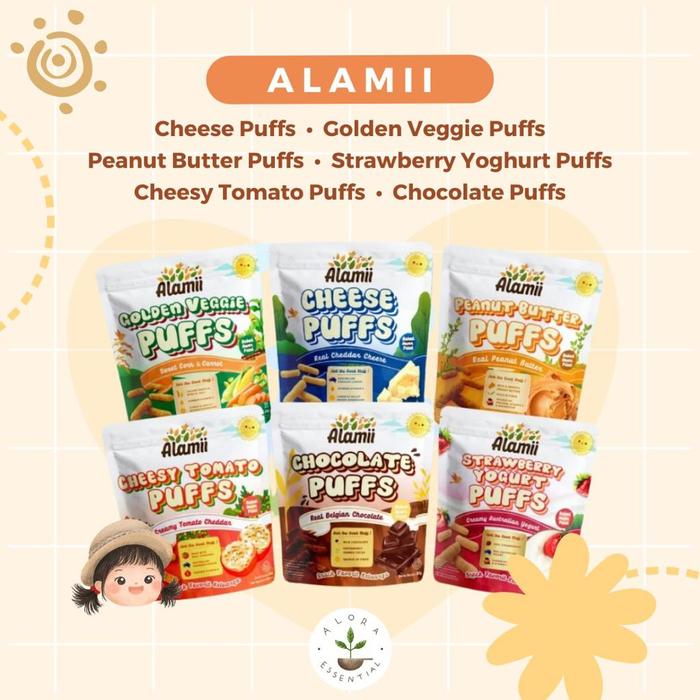Gercep Alamii Puff 30gr - Snack Bayi - Cemilan Bayi - Cemilan Anak
