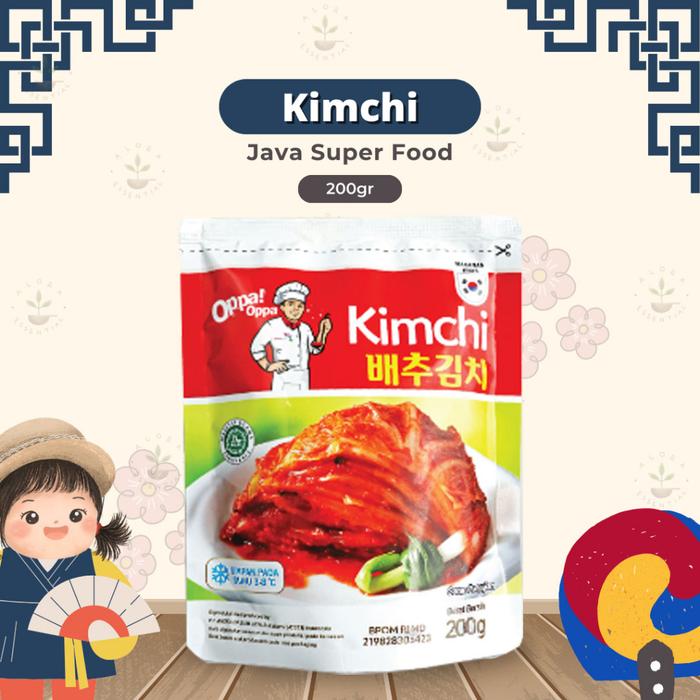 Bagus Java Kimchi Sawi Fresh 200gr - Kimchi Halal Korea Java - Makanan