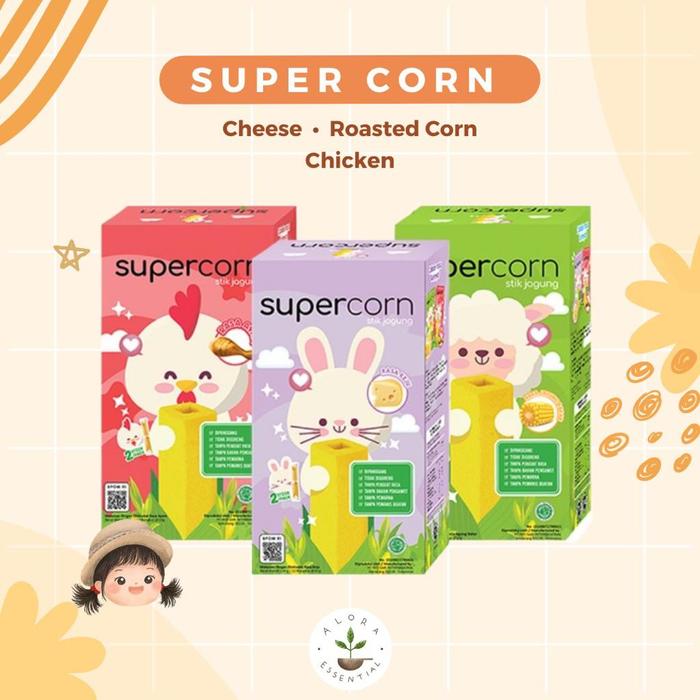 Bagus Supercorn Stik Jagung - Snack Anak Non MSG - Cemilan Anak