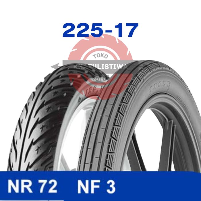 BAN LUAR 225 17 NF 3 225 17 NR 72 IRC INOUE BAN IRC ORIGINAL TUBETYPE