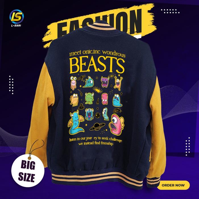 JAKET ONIC ESPORTS MPL SEASON 11 2023 BIG SIZE VARSITY ONIC S M L XL