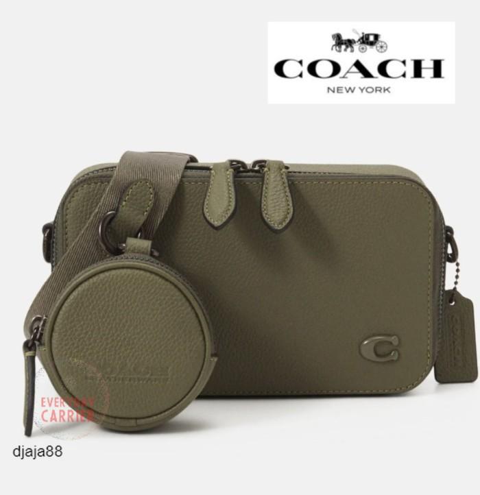 COACH Tas Selempang CH Charter Slim Crossbody Bag In Colorblock Army Green