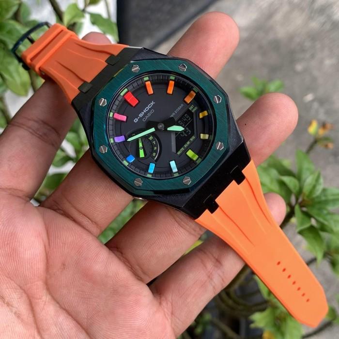 G-Shock g-shock GA-2100 Rainbow / ga-2100 Rainbow Black List Green