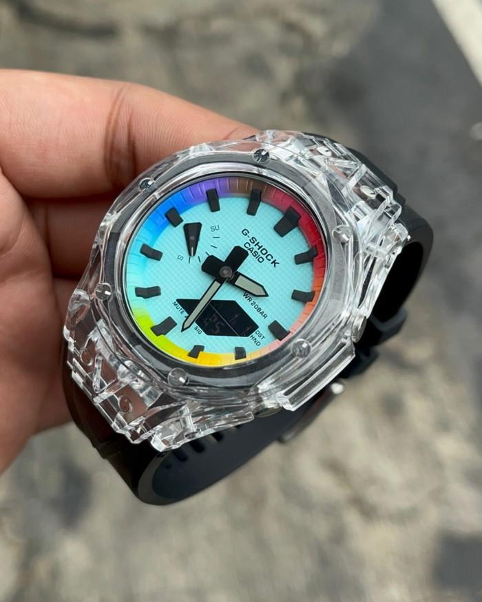 Casio G-Shock MOD GA-2100/GA2110 Original Tiffany Rainbow