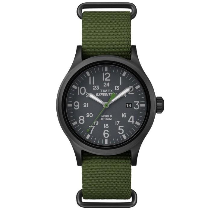 Timex TW4B04700, Men's "Expedition" Green Nylon Original