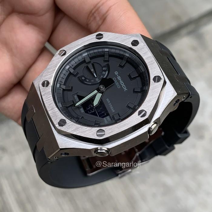 Gshock Original GA2100 Custom Audemars Piguet Grey On Black